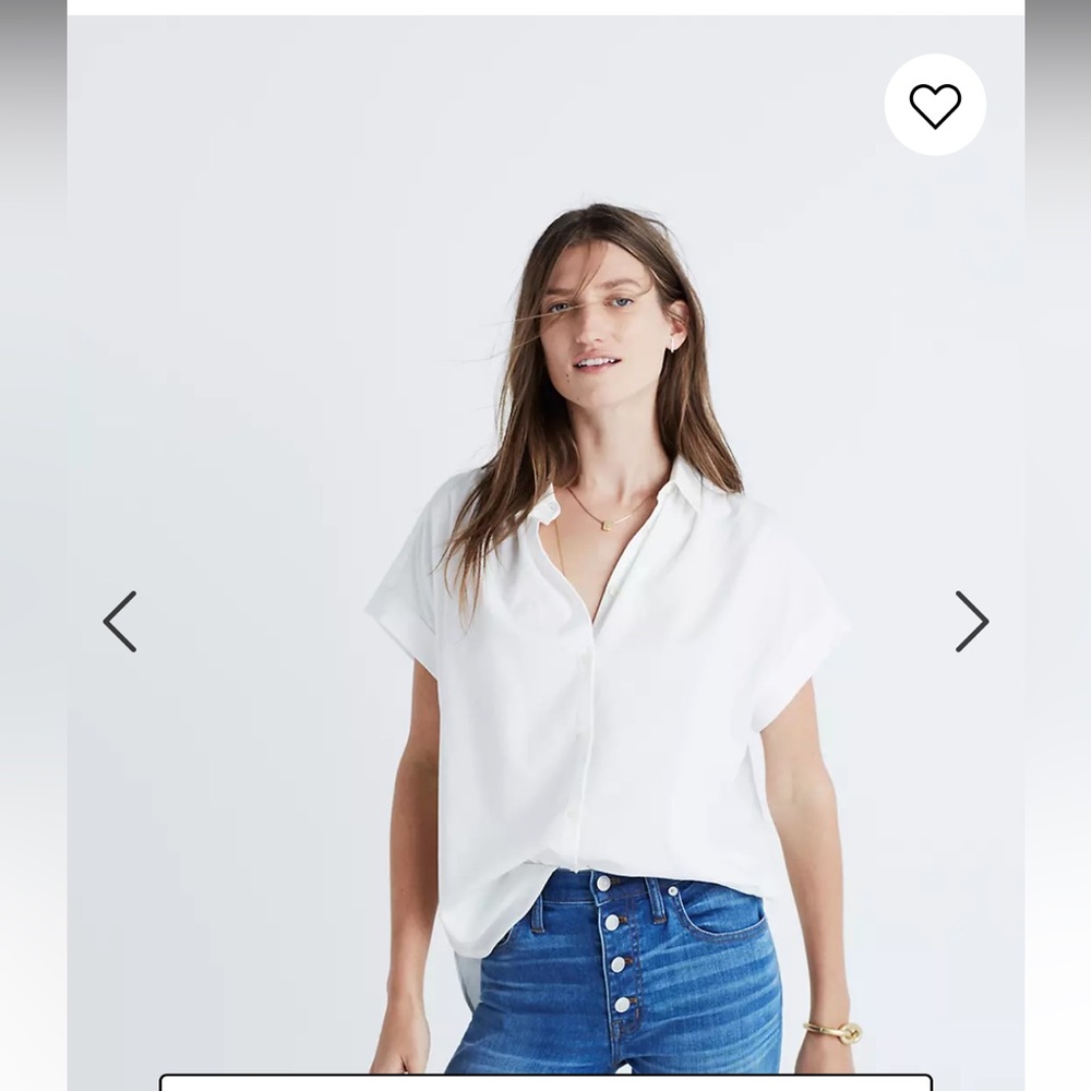 Madewell Women’s Central Shirt - XXS